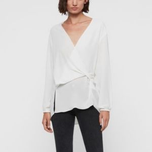 All Saints Drapey Blouse